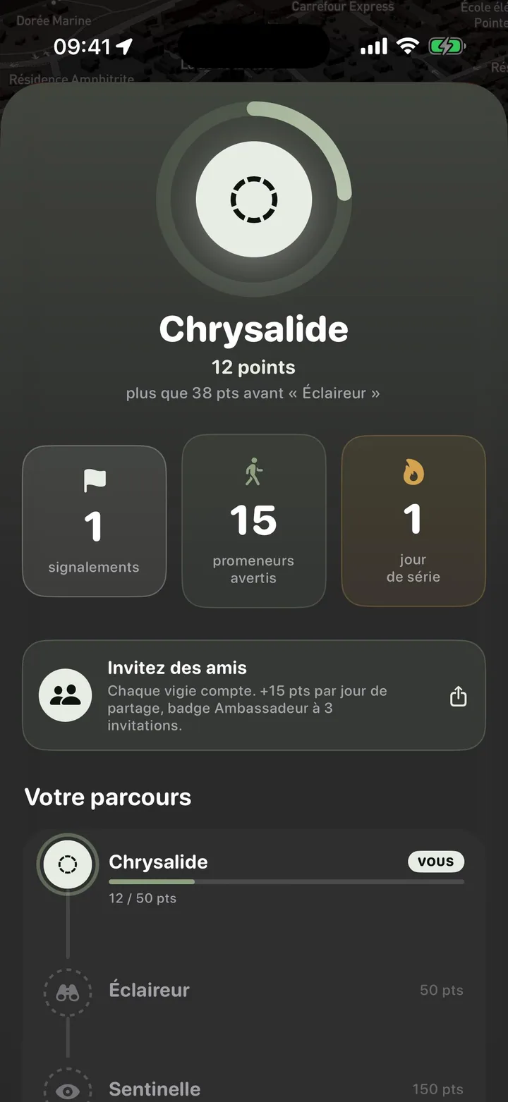 Progression Chrysalide et impact des contributions dans TrackerChenilles
